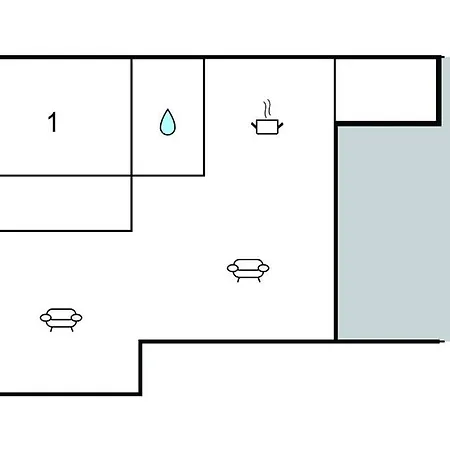 One-bedroom In Ferienhaus Hovborg