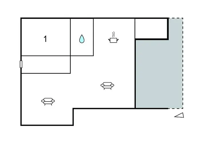 One-bedroom In Holiday home Hovborg